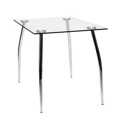 Prosklený jídelní stůl 70x140 GRANADA