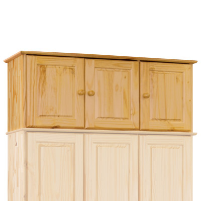 Nástavec ke skříni KARIN / KATHARINA 3D lakovaný – horní díl z masivu borovice