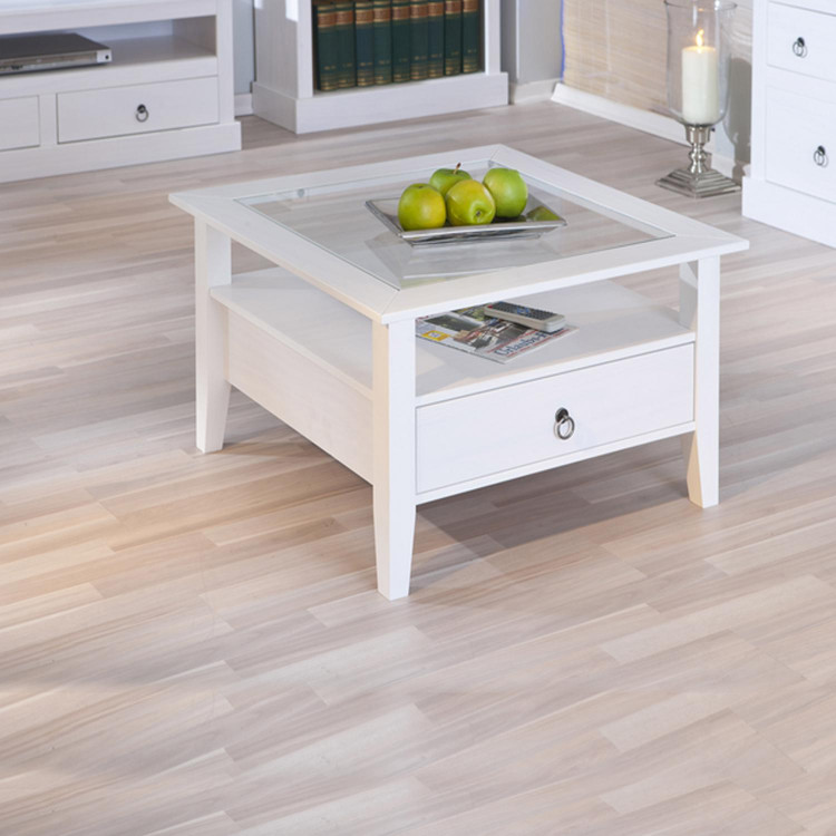 Konferenční stolek PROVENCE. Masiv borovice/bílý lak