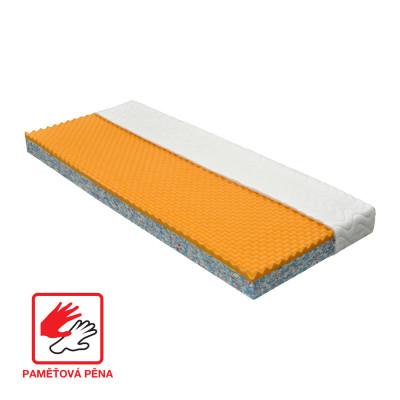 Matrace 80x200x15 s pratelným potahem IDEA VISCO