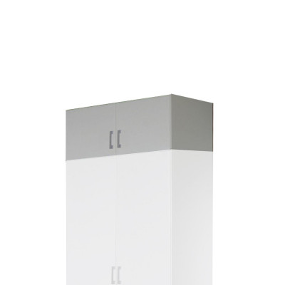 Nástavec pro šatní skříně ESO 2D. Bílá