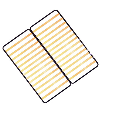 Samonosný lamelový rošt 140x200 v kovovém rámu.