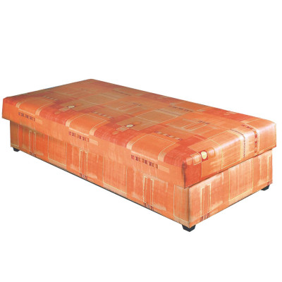 Jednolůžková válenda 90x200 TINA s úložným prostorem. Mix