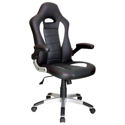 Kancelářské křeslo RACER černá/bílá Kancelářské křeslo RACER černá/bílá