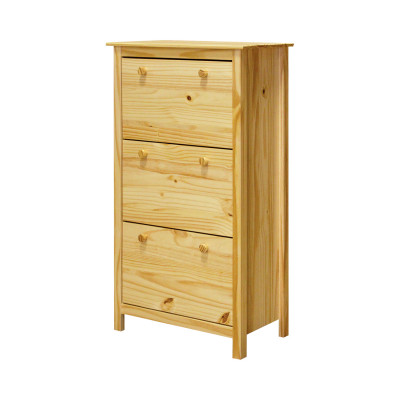 Výklopný botník TORINO. Masiv borovice lak.