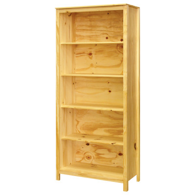 Policová knihovna TORINO. Masiv borovice lak