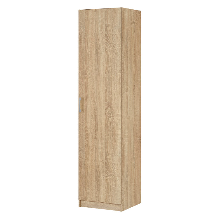 Úzká šatní a policová skříň ESO 1D. Dub sonoma