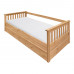 Výsuvná přistýlková postel TORINO 90x200. Masiv borovice medová vosk