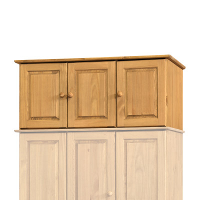 Nástavec ke skříni KARIN / KATHARINA 3D vosk – horní díl z masivu borovice