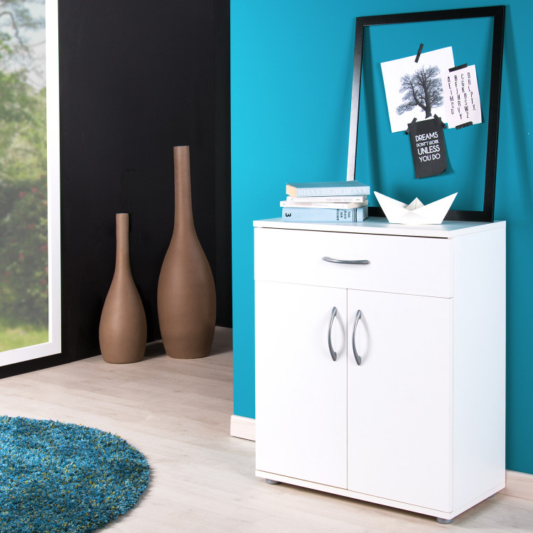 Komoda PEGGY 2D. Bílá