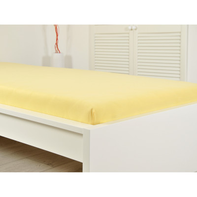 Prostěradlo Froté IDEAL 90x200 žluté Prostěradlo Froté IDEAL 90x200 žluté