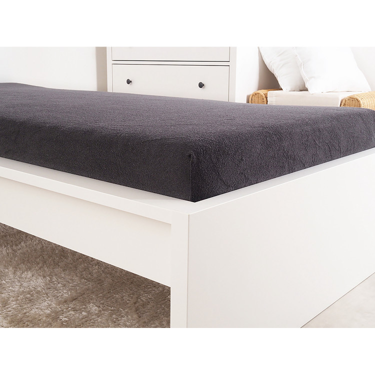 Prostěradlo Froté IDEAL 180x200 antracit Prostěradlo Froté IDEAL 180x200 antracit