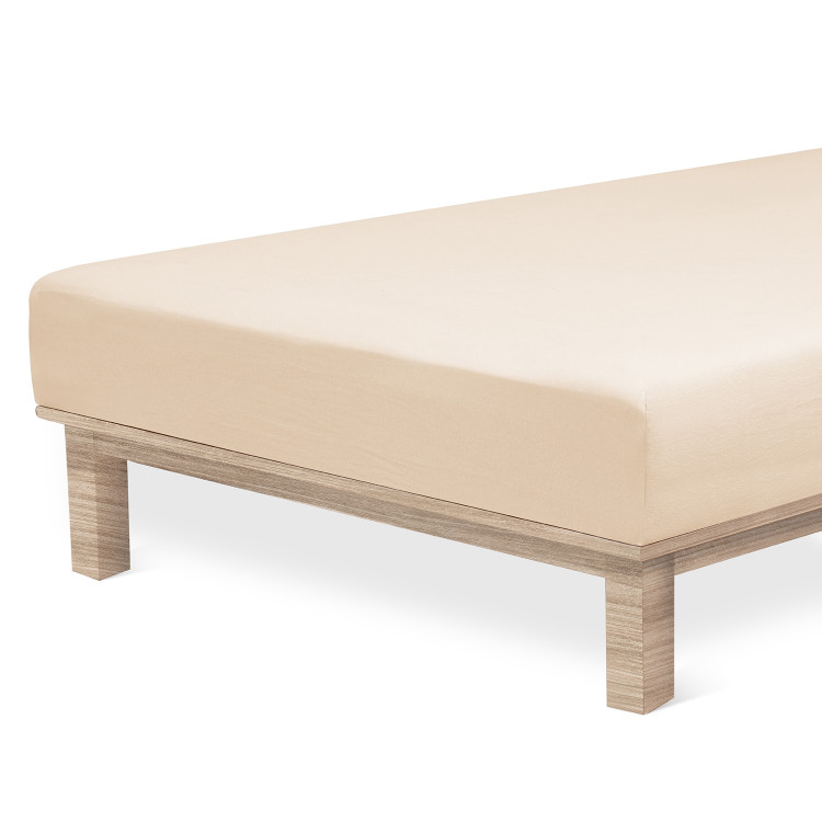 Prostěradlo Andrea Simone boxspring 180x200x35 kávové Prostěradlo Andrea Simone boxspring 180x200x35 kávové