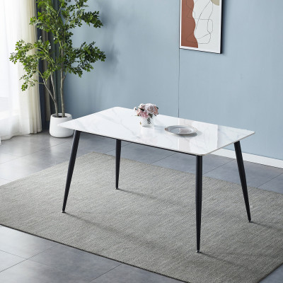 Jídelní stůl ADRIA 130x70. Bílý mramor