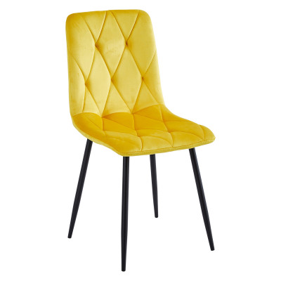 Jídelní židle MELITA. Žlutá