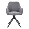 Otočná jídelní židle PERUN. Šedá