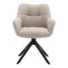 Otočná jídelní židle POLOM. Béžová