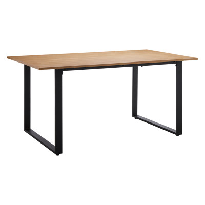 Jídelní stůl TRENTO 140x80. Buk/černá