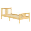 Jednolůžko TORINO 90x200 lak – masivní postel z borovice s roštem