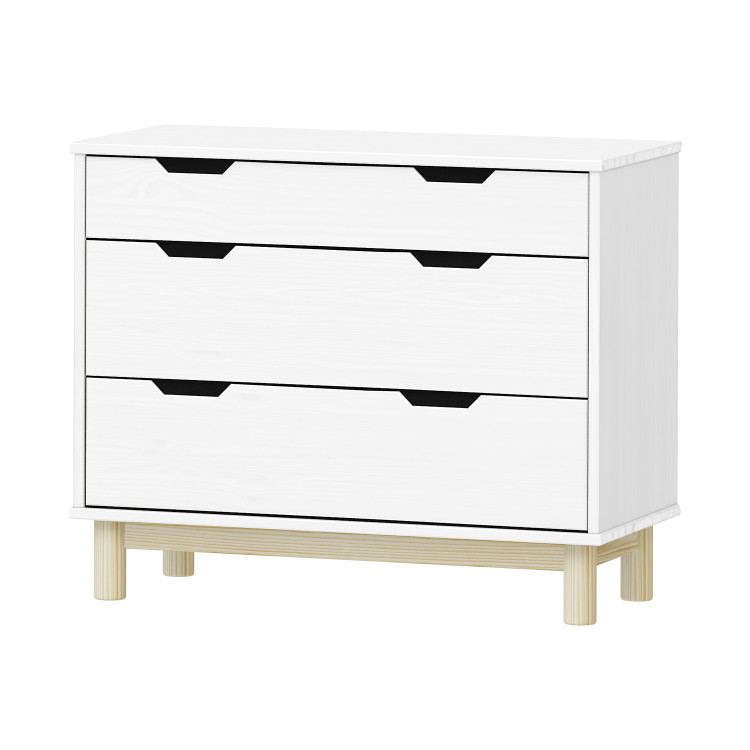 Komoda 2+1 zásuvky BONITO 2 bílý lak Komoda 2+1 zásuvky BONITO 2 bílý lak