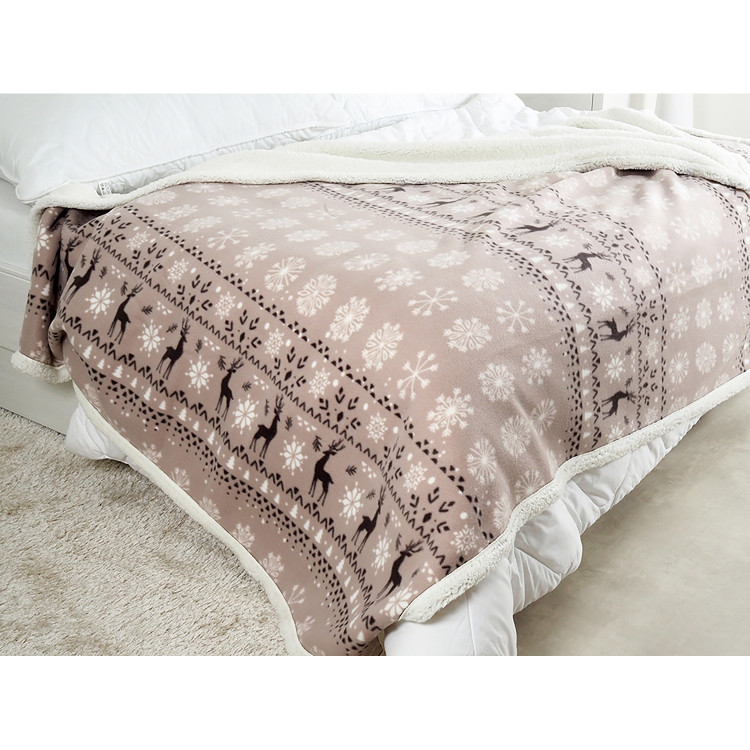 Deka BUFFALO 150x200 šedobílé vločky Deka BUFFALO 150x200 šedobílé vločky