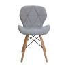 Jídelní židle ALFA. Šedá látka
