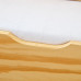 Jednolůžková postel LAURA 90x200 včetně roštu a s přistýlkou. Masiv borovice lak