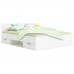 Multifunkční manželská dvoulůžková postel 160x200 MICHIGAN s úložným prostorem. Bílá
