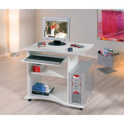 PC stůl PEPE. Bílý