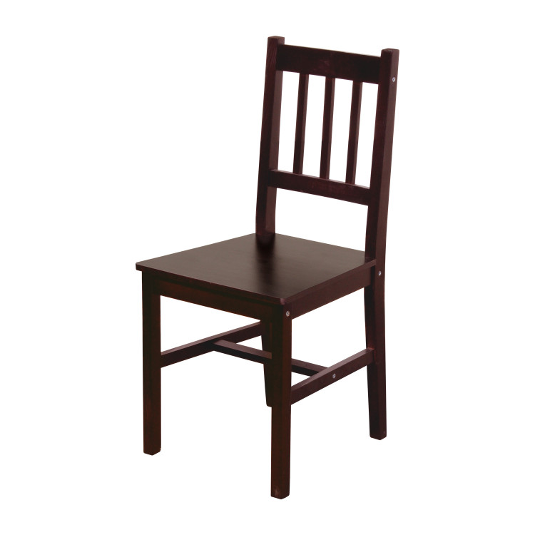 Jídelní židle PRIMERIO. Masiv tmavohnědý lak