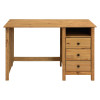 Psací stůl se zásuvkami TORINO. Masiv borovice vosk