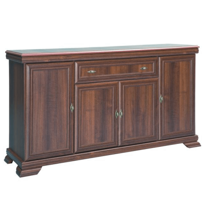 Policová komoda KORA 4D se šuplíkem. Samoa King