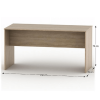 Zasedací stůl, dub sonoma, TEMPO AS NEW 020 ZA Zasedací stůl, dub sonoma, TEMPO AS NEW 020 ZA