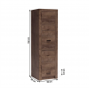 Skříň, jasan tmavý, INFINITY I-02