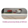 Dolní skříňka D 60, dub sonoma/bílá, LINE Dolní skříňka D 60, dub sonoma/bílá, LINE
