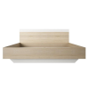 Manželská postel GABRIELA 180x200. Dub sonoma/bílá
