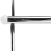 Věšák němý sluha ELIAS. Chrom / bílá