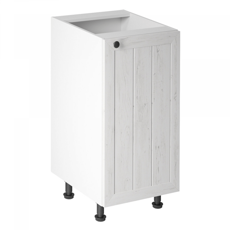 Spodní skříňka D40, pravá, bílá / sosna andersen, PROVANCE