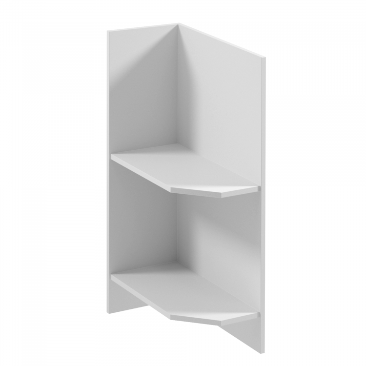 Spodní otevřená skříňka D25PZ, levá, bíla, SICILIA