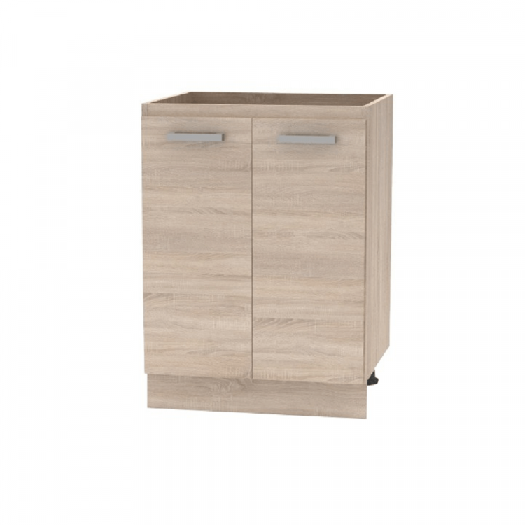Spodní skříňka 60 2DV, dub sonoma, NOPL-057-0S