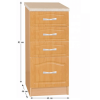 Kuchyňská skříňka, olše, LORA MDF NEW KLASIK S40SZ4