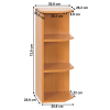 Kuchyňská skříňka horní, olše, pravá, LORA MDF NEW KLASIK W30N Kuchyňská skříňka horní, olše, pravá, LORA MDF NEW KLASIK W30N