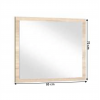 Zrcadlo BAFRA 80x70. Dub artisan