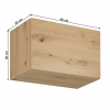Horní skříňka, dub artisan, LANGEN G60KN