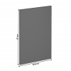 Dvířka na myčku,44,6x57, šedý mat, LANGEN