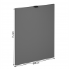 Dvířka na myčku, šedý mat, 59,6x71,3, LANGEN