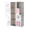 Dětská modulární skříň, šedý / dětský vzor, ATREY