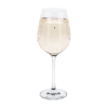 TEMPO-KONDELA SNOWFLAKE VINO, sklenice na víno, set 4 ks, s krystaly, 450 ml