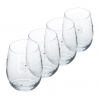 TEMPO-KONDELA SNOWFLAKE STRIK, sklenice, set 4 ks, s krystaly, 530 ml TEMPO-KONDELA SNOWFLAKE STRIK, sklenice, set 4 ks, s krystaly, 530 ml