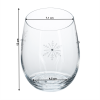 TEMPO-KONDELA SNOWFLAKE STRIK, sklenice, set 4 ks, s krystaly, 530 ml TEMPO-KONDELA SNOWFLAKE STRIK, sklenice, set 4 ks, s krystaly, 530 ml